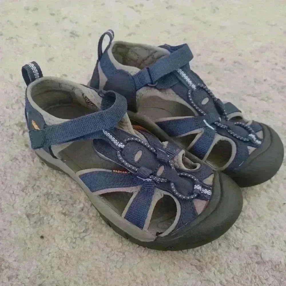 Keen Youth Blue And Gray Little Kids' Venice H2 Gorpcore Waterprpof Sandal 2